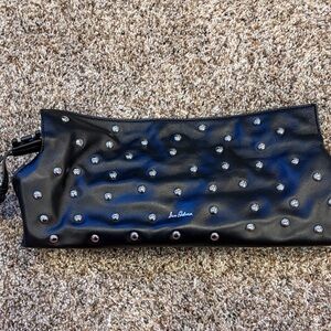 Sam Edelman Poppy Oversize Stud Leather Clutch
